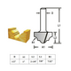 MAKITA D-49694 Groove Milling Bit