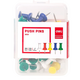 Deli E0021 color board pins (box of 35)