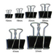 SLECHO 41mm Butterfly Clips Black (12 pcs)