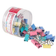 Deli 8556 15mm colored butterfly clips (60 pieces)
