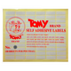 Tomy Decal A5 No. 123 10x29mm, 60 small pieces