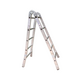 Nikita NIKA15 automatic locking A-frame aluminum ladder (1.5m high)