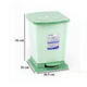 Duy Tan medium pedal plastic trash can no.740