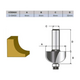 4R Round Groove Milling Cutter MAKITA D-09400