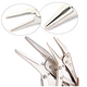 Asaki AK-8263 7 inch long beak dead-end pliers
