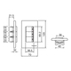 Công tắc 1 chiều loại nhỏ Refina, Panasonic WEV5531SW màu trắng