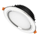 Đèn led âm trần tròn viền bạc 5w MPE DLB-5V ánh sáng vàng
