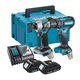 Makita DLX2419JX2 cordless drill and impact wrench set