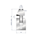 Flattenings 26 V10 folding press size 135x835 Eurostamp JES303800835