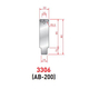 V10 rotary punch size 80x500 Eurostamp JES330600500