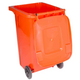 Thùng đựng rác nhựa 240 lít RS PRO 7906876 màu đỏ