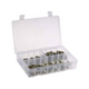 Box of 6x1mm RS PRO straight curved grease pump nipples 1954065 (50 pieces)