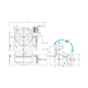 Mâm xoay chia độ nghiêng Vertex VUT-6