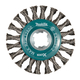 Chổi thép xoắn tròn 115mm Makita D-73405 sợi dày