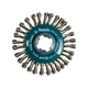 Makita D-73411 115mm round spiral steel brush with microfiber