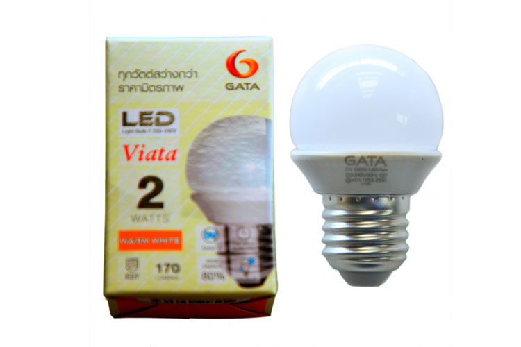 2W LED tail light bulb E27 Gata TL01-2W yellow light