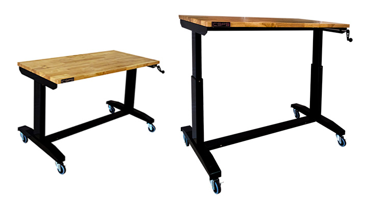 Mobile lift table 132cm CSPS VNLT132XDB12