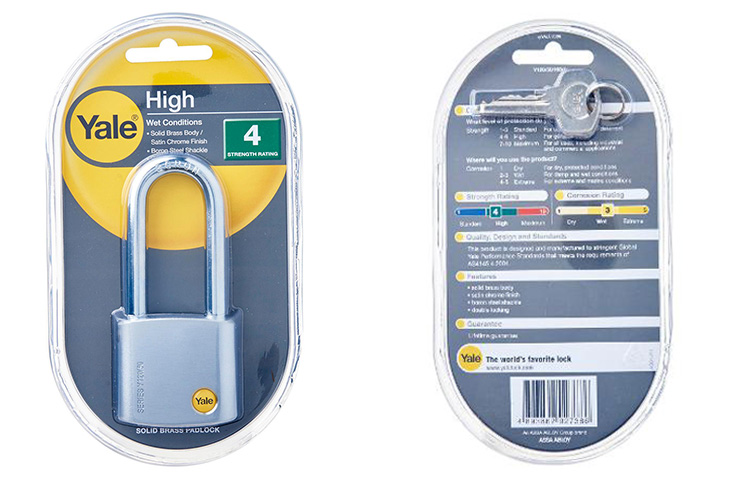 Khóa bấm càng dài 50mm Yale Y120/50/163/1