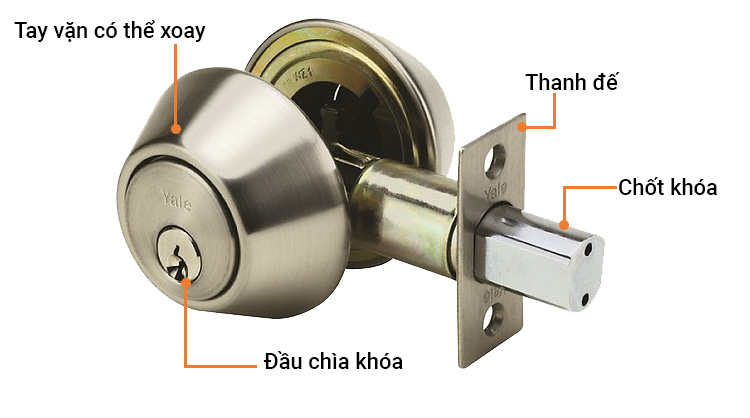 2-head ratchet lock Yale key V8121US32D
