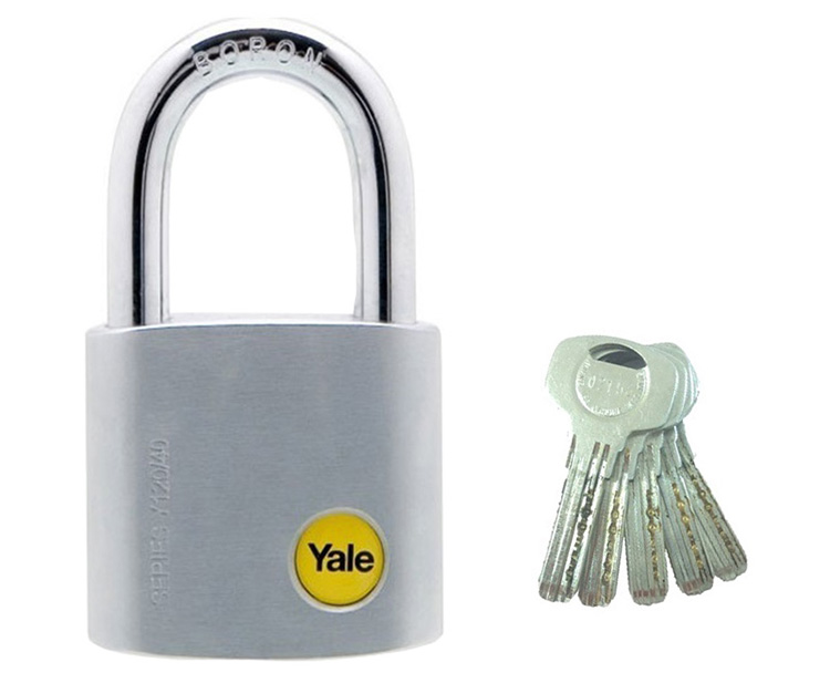 Khóa bấm 50mm cọng thép 5 chìa Yale Y120D/50/127/1