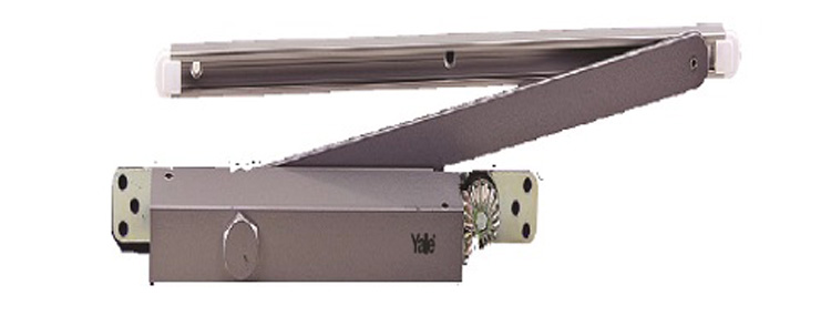 Tay đẩy hơi âm 1100mm size 4 giữ cửa Yale YIC5334