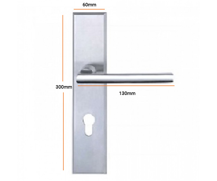 Tay gạt cửa 60 x 300 x 2mm Yale YSP-152