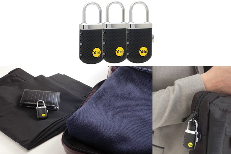 Yale YP3/31/123/1K Black 3-Digit Travel TSA Lock