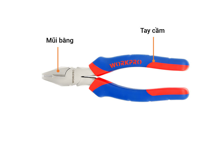 Workpro W031019 flat nose pliers