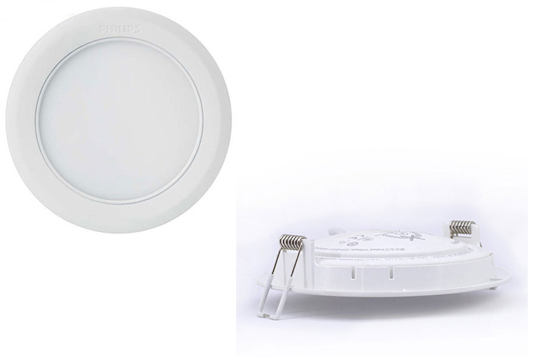 Đèn LED âm trần 9W Philips 59521 Marcasite 100 RD 9W
