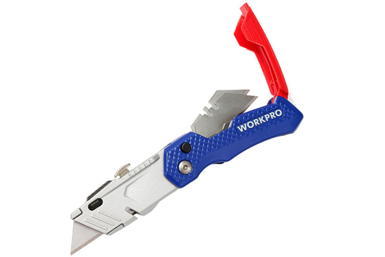 Workpro W011017 blue and red 10cm folding cable cutter