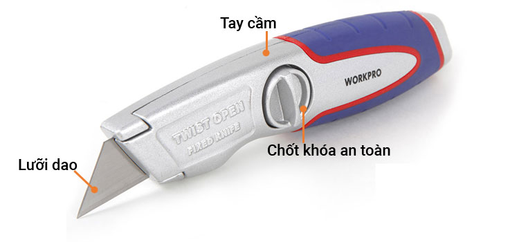 Workpro W013011 blade opening and locking cable stripper