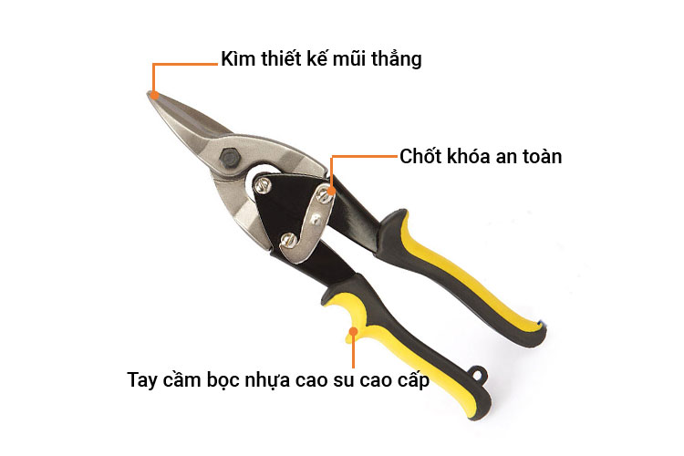 Kìm cắt thiết mũi thẳng 10 inches Workpro W015012