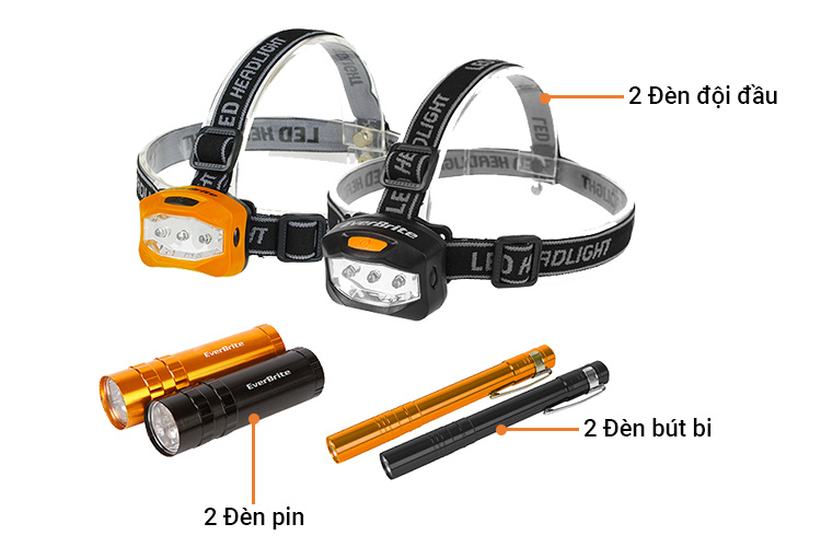 Bộ đèn LED 6 chi tiết Everbrite E007003