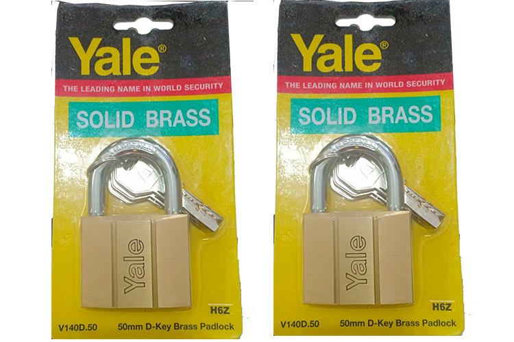khóa bấm Yale V140-50 được thiết kế với độ chống ăn mòn và độ an toàn cao
