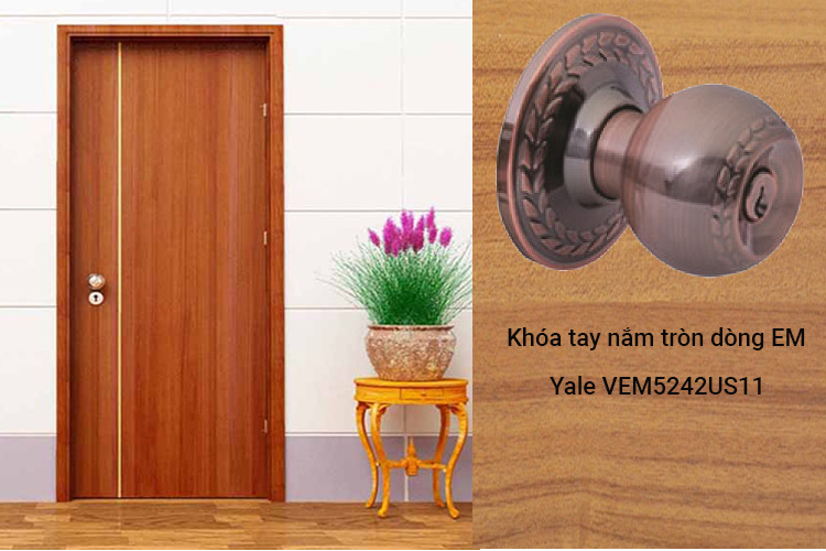 Khóa tay nắm tròn Yale VEM5242US11