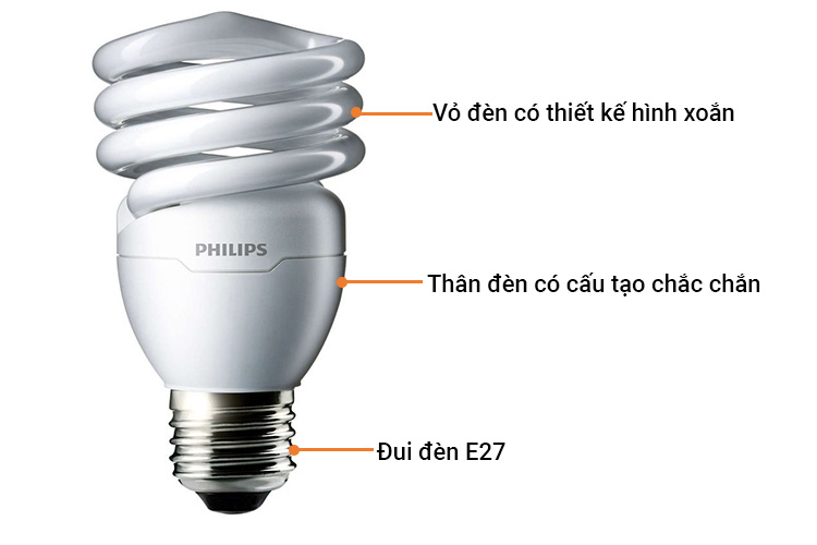 Bóng đèn Compact 20W ánh sáng trắng Philips Tornado 20W E27