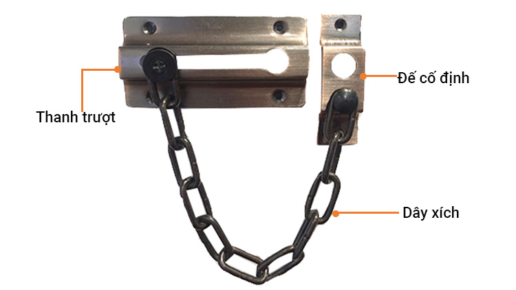 Chốt xích màu đồng đỏ Yale V1037US11