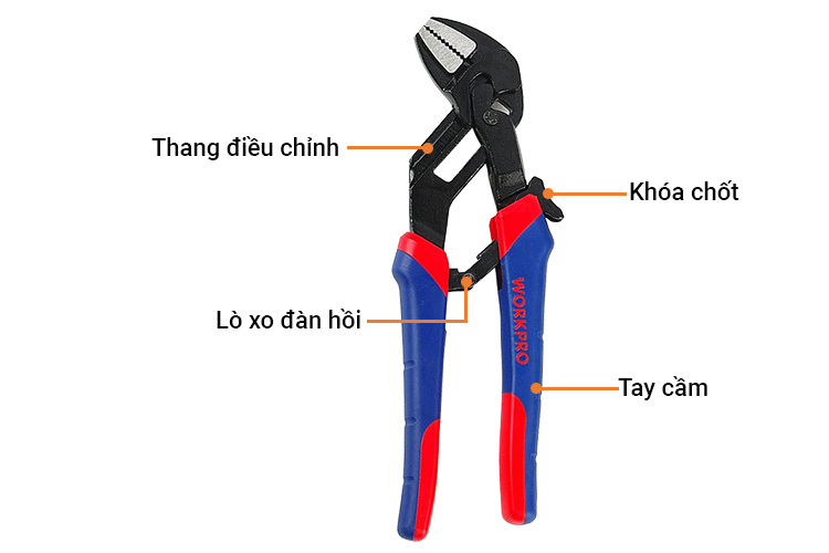 Workpro W031138 10 inches adjustable crow beak pliers