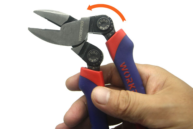 Kìm hỗn hợp có điều chỉnh 8 inches/200mm Workpro W031183