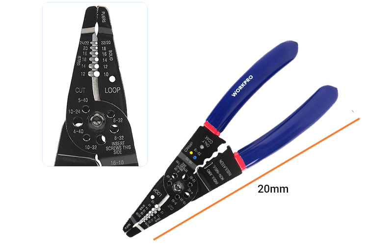 Kìm cắt dây chuyên dụng mũi dài Workpro W091004