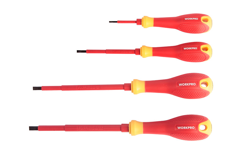Workpro W094004 6.5x150mm insulated flat screwdriver