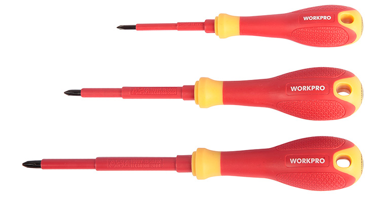 Workpro W094005 pake PH0x75mm insulated screwdriver