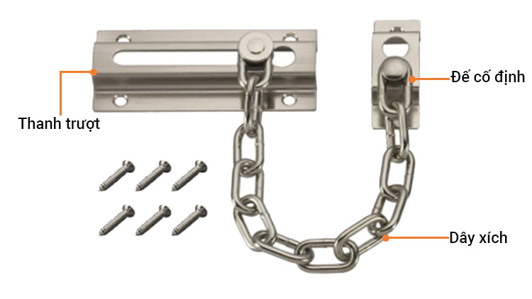 Yale V1037US26D Chrome Chain Pin