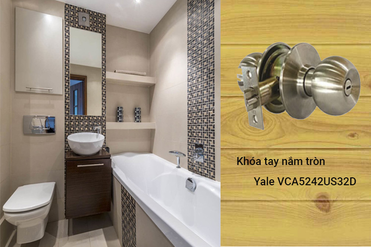 Yale round knob lock