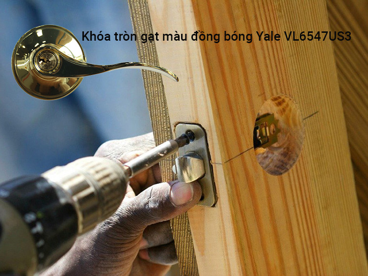 Khóa tròn tay gạt Yale VL6547US3