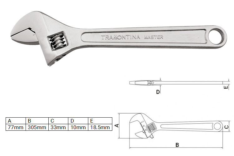 Tramontina 12 inch wrench 41016512
