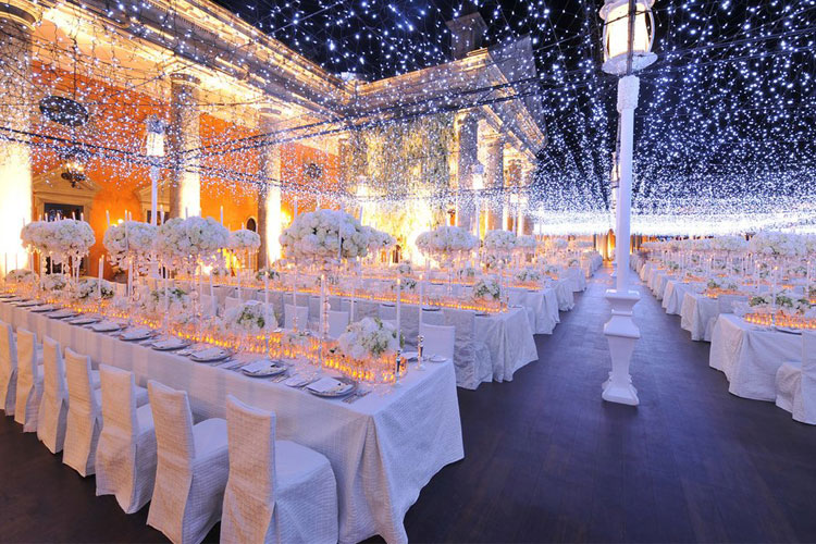 Dây đèn LED trang trí dài 5m, 20 bóng trái tim có remote điều khiển từ xa dùng pin