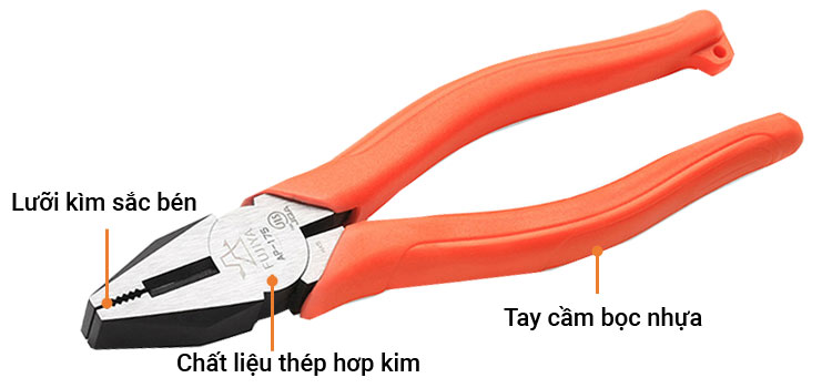 Kìm điện 7inch/175mm Fujiya AP-175