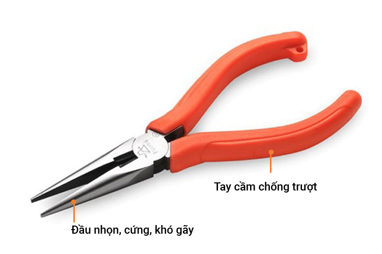 Kìm nhọn mini 4.5inch/110mm Fujiya AR-110S