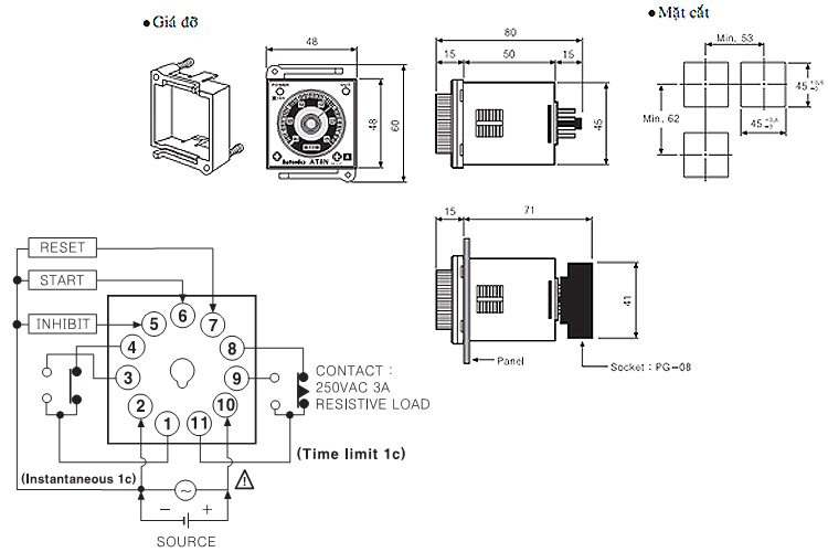 bộ định thời Autonics AT11EN